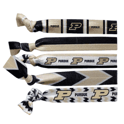 Purdue Boilermakers Knotted Hair Tie