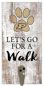 Purdue Boilermakers Leash Holder 6x12 Sign