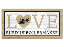 Purdue Boilermakers Love 6x12 Sign