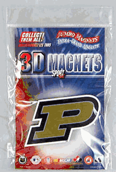 Purdue Boilermakers Magnet Jumbo 3D CO