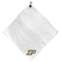 Purdue Boilermakers Microfiber Small Towel - 15" x 15" (White)