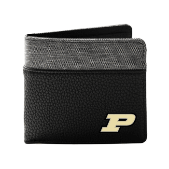 Purdue Boilermakers Pebble BiFold Wallet BLCK