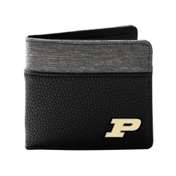 Purdue Boilermakers Pebble BiFold Wallet BLCK