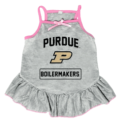 Purdue Boilermakers Pet Dress Grey Type XSmall