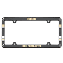 Purdue Boilermakers Plastic Full Color License Plate Frame