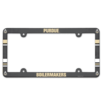 Purdue Boilermakers Plastic Full Color License Plate Frame