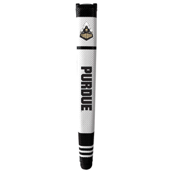 Purdue Boilermakers Putter Grip (White with colored stripes)