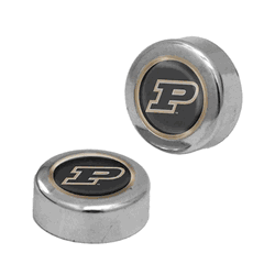 Purdue Boilermakers Screw Caps Domed