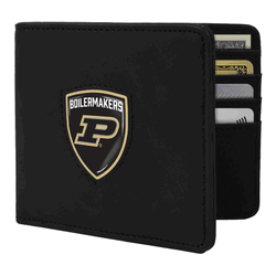 Purdue Boilermakers Shield Wallet - Black