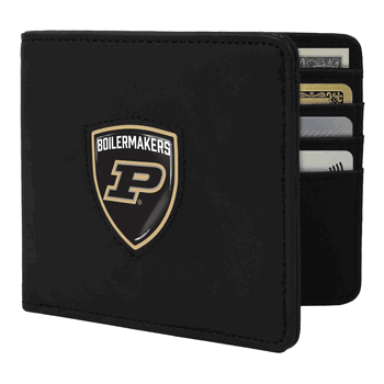 Purdue Boilermakers Shield Wallet - Black