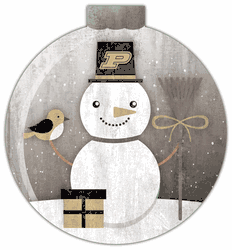 Purdue Boilermakers Snowglobe 12in Wall Art