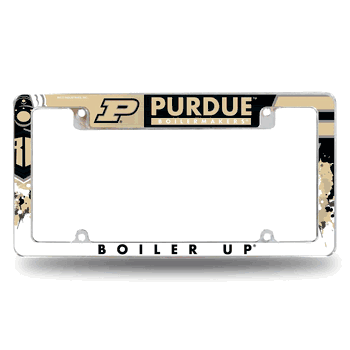 Purdue Boilermakers Sparo All Over Chrome Frame