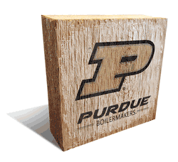 Purdue Boilermakers Team Logo Block 6X6