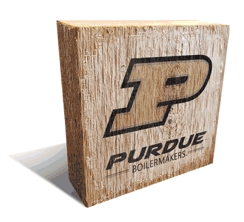 Purdue Boilermakers Team Logo Block 6X6