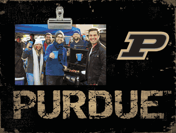 Purdue Boilermakers Team Name Clip Frame