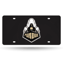 Purdue Boilermakers Train Front View Laser (Black)