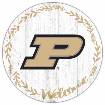 Purdue Boilermakers Welcome 12in Circle