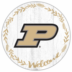 Purdue Boilermakers Welcome 12in Circle