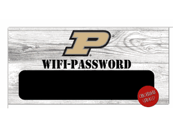Purdue Boilermakers Wifi Password 6x12 Sign
