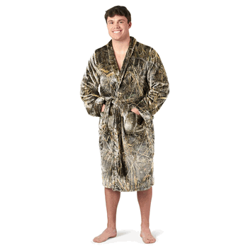 Realtree MAX 7 L/XL Men's Silk Touch Robe 26x47 Inches