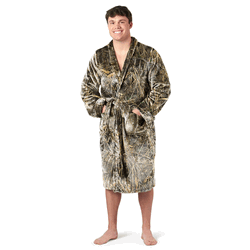 Realtree MAX 7 L/XL Men's Silk Touch Robe 26x47 Inches
