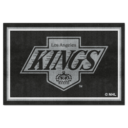 Retro NHL Los Angeles Kings 5ft. x 8 ft. Plush Area Rug
