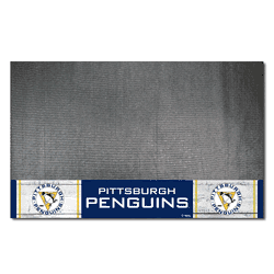 Retro NHL Pittsburgh Penguins Vinyl Grill Mat - 26in. x 42in.