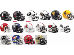 Riddell Set of 16 Big 12 Replica SPEED Mini Helmets