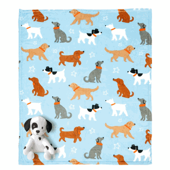 Rollee Pollee Dog Run Silk Touch With Hugger 40x50 inches