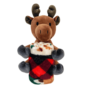 Rollee Pollee Moose Parade Silk Touch With Hugger 40x50 Inches