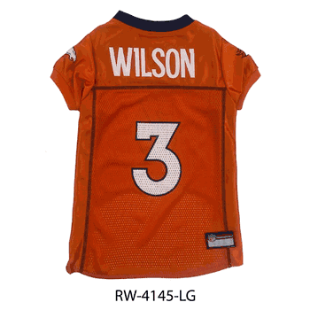 Russell Wilson Denver Broncos Pet Jersey Large
