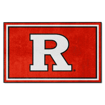 Rutgers Scarlet Knights 4ft. x 6ft. Plush Area Rug