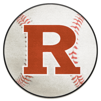 Rutgers Scarlet Knights Baseball Rug - 27in. Diameter