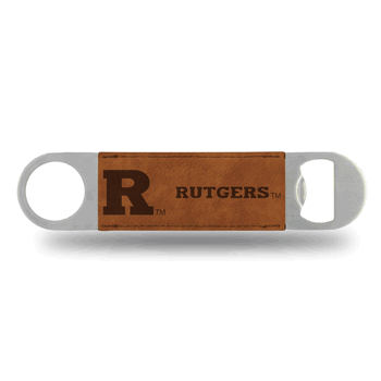 Rutgers Scarlet Knights Brown Laser Engraved Bar Blade