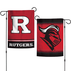 Rutgers Scarlet Knights Flag 12x18 Garden Style 2 Sided