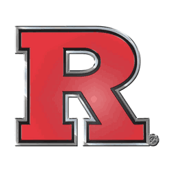 Rutgers Scarlet Knights Heavy Duty Aluminum Embossed Color Emblem
