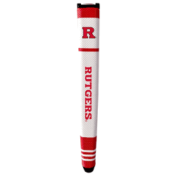 Rutgers Scarlet Knights Putter Grip (White with colored stripes)