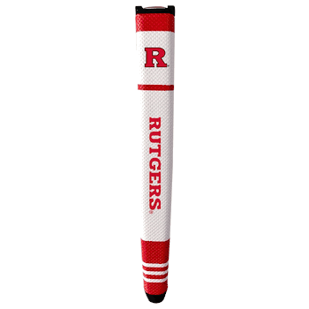 Rutgers Scarlet Knights Putter Grip (White with colored stripes)