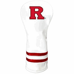 Rutgers Scarlet Knights Vintage Fairway Headcover (White)