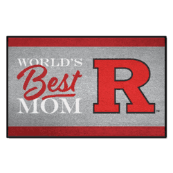 Rutgers Scarlet Knights World's Best Mom Starter Mat Accent Rug - 19in. x 30in.