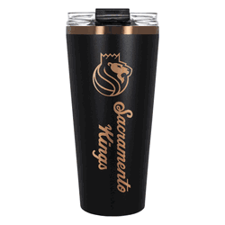 Sacramento Kings 32oz Black and Copper Big Slim with Straw