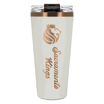 Sacramento Kings 32oz Crme and Copper Big Slim Tumbler with Straw