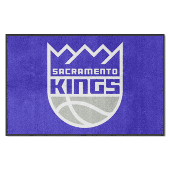Sacramento Kings 4X6 High-Traffic Mat with Durable Rubber Backing - Landscape Orientation
