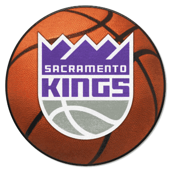 Sacramento Kings Basketball Rug - 27in. Diameter