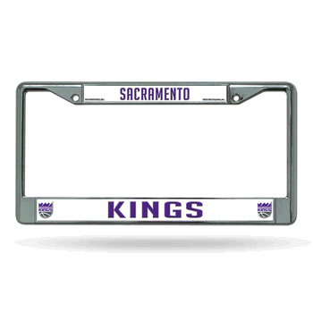 Sacramento Kings Standard Chrome Frame with Plastic Inserts 12