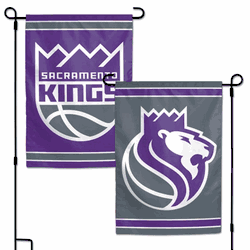 Sacramento Kings Flag 12x18 Garden Style 2 Sided
