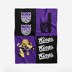 Sacramento Kings NBA Domino Swaddle Blanket 40x50 inches