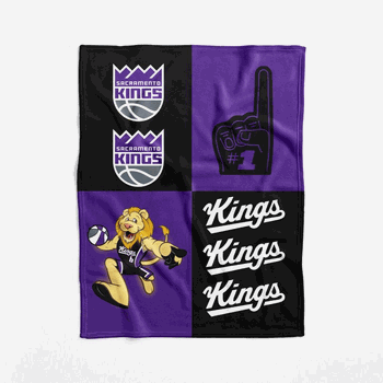 Sacramento Kings NBA Domino Swaddle Blanket 40x50 inches