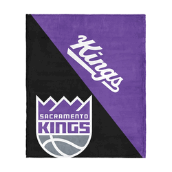 Sacramento Kings NBA Halftone Silk Touch Throw Blanket 46x60 inches