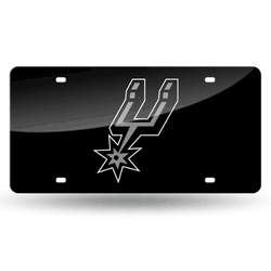 San Antonio Spurs  12" x 6" Laser Cut Tag For Car/Truck/SUV